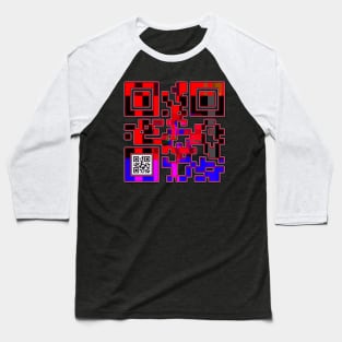 Desire QR Code Baseball T-Shirt